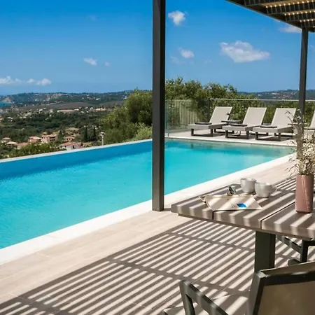 Color Villas-new At Trapezaki With Private Pool Mousata