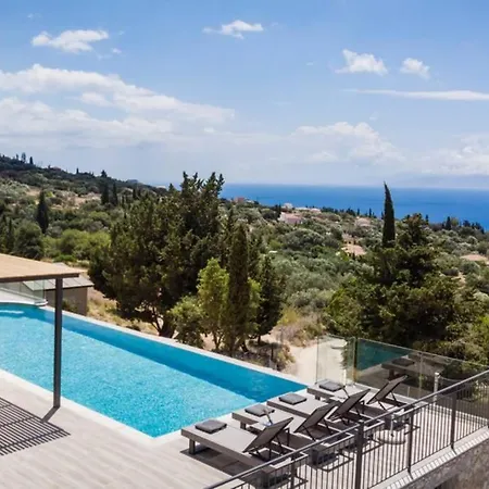 Color Villas-new At Trapezaki With Private Pool 빌라 *