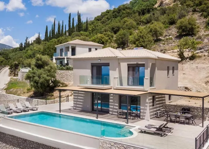Color Villas-new At Trapezaki With Private Pool 别墅 *